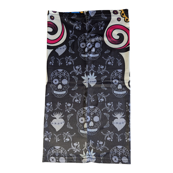 Neck Gaiter - Fishing Mask - Bandana - Sun Wind Dust Protection - Sugar Skull - Picture 2 of 4